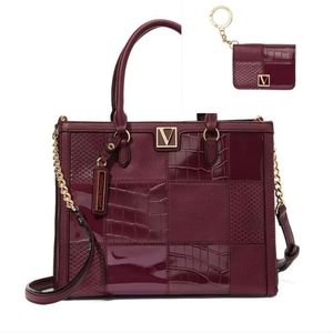 NWT Victoria's Secret Satchel and Card Case Bundle